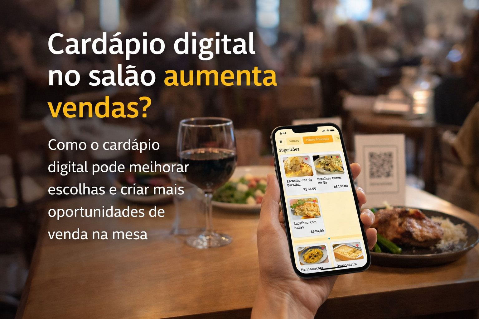 Cardápio digital no salão aumenta vendas? Entenda o impacto real